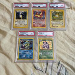 Vintage Holo’s Psa 5-6