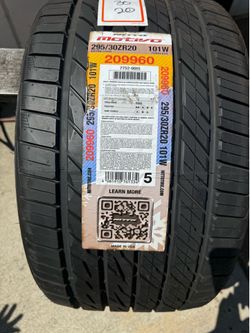 295/30/20 NITTO Motivo (1 Only) Brand New $160.00