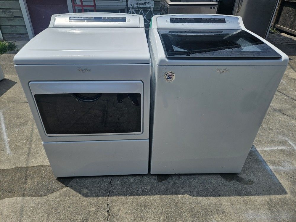 WHIRLPOOL WASHER AND DRYER