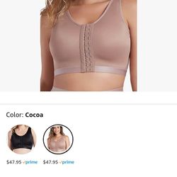 Curvees Post Surgery Bra (L)