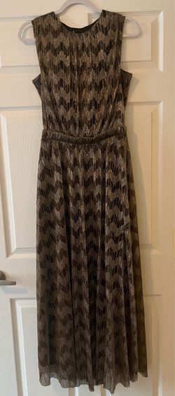 Elegant Metallic Maxi Dress – Size S (EU 36)