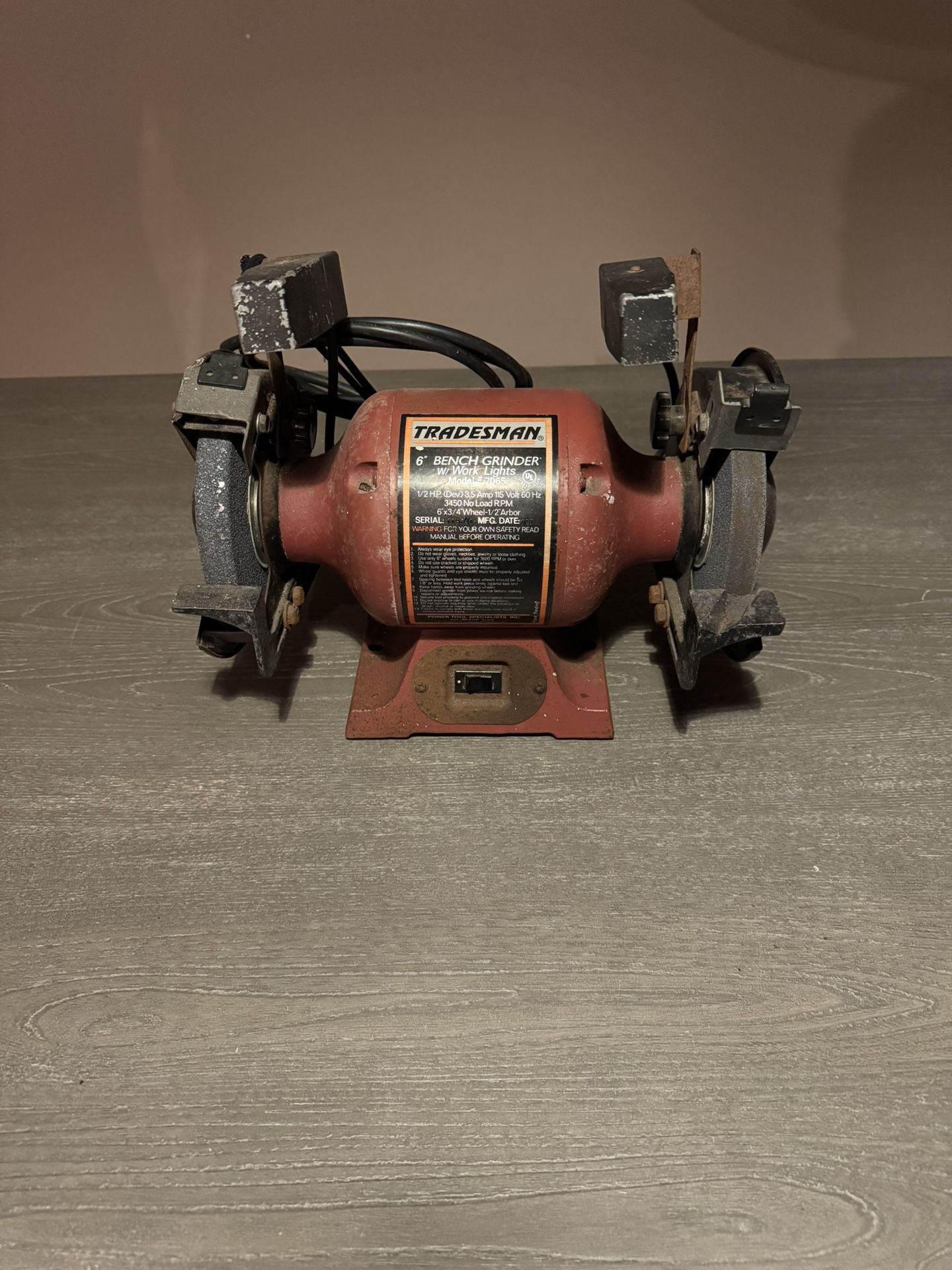 6 Inch Bench Grinder