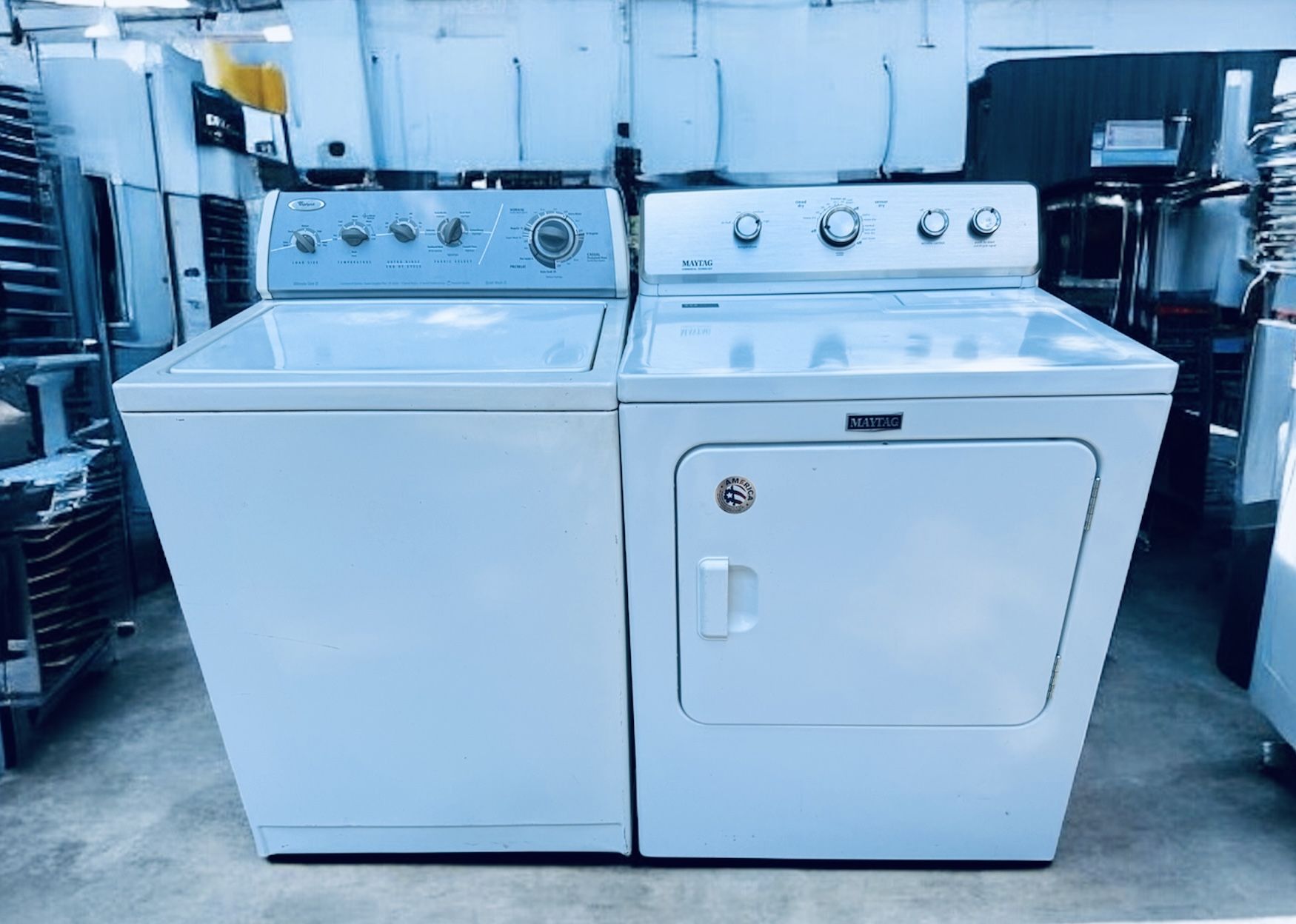 Washer Dryer Set w/Hoses + 30 Day Warranty (Delivery & Setup Available)