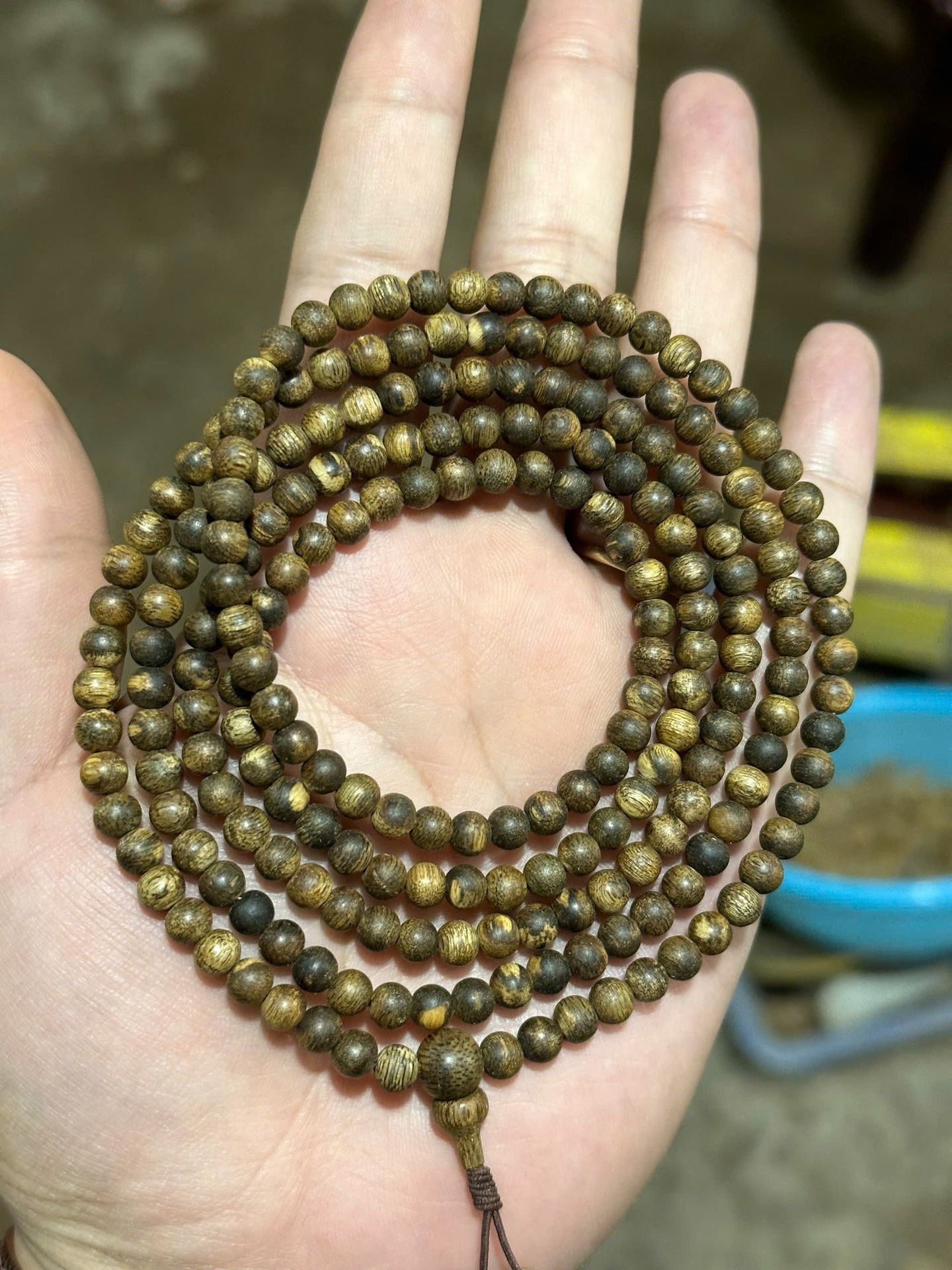 Agarwood 208 Beads Bracelet KyHaiNam Very Rare