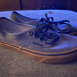 Kids Vans Blue Denim Color 3.5 Boys