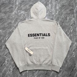 🔥 ESSENTIALS FEAR OF GOD DARK OATMEAL HOODIE – SIZE XXL (NEW)