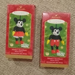 Hallmark Keepsake Vintage Disney Ornaments 