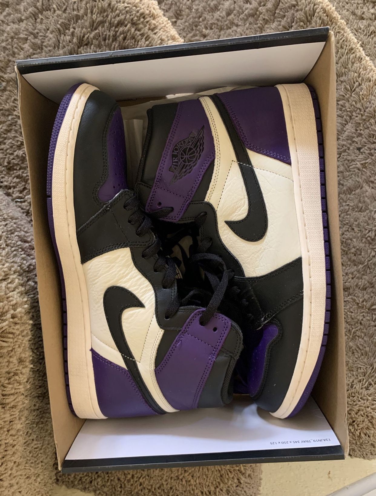 Jordan Purple Court Size 14