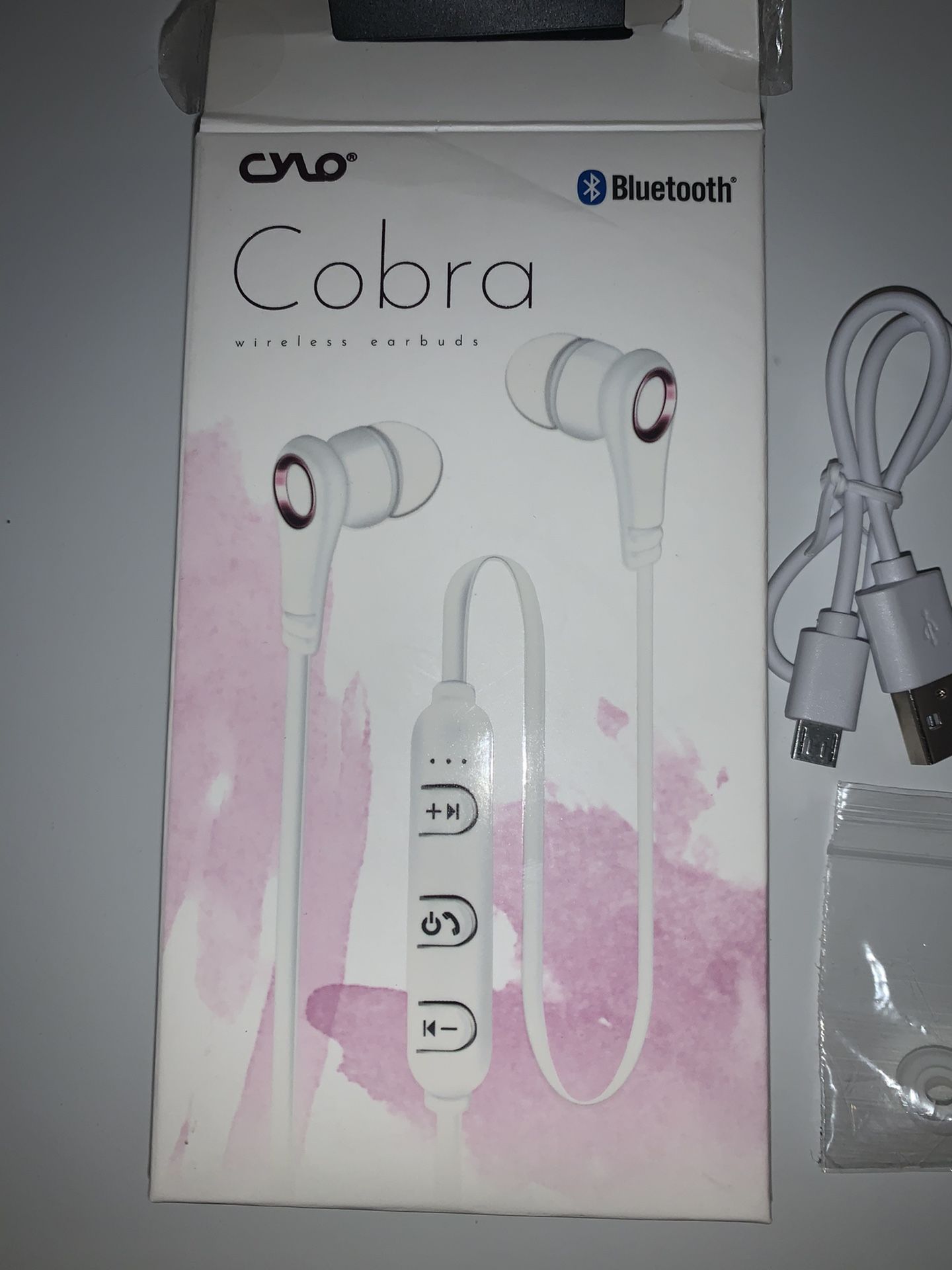 Cobra Wireless Earbuds Pink