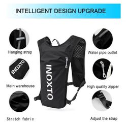 Daypack for Hiking Trail Running Cycling Race Marathon for Women Men ( Water bag Not Included )