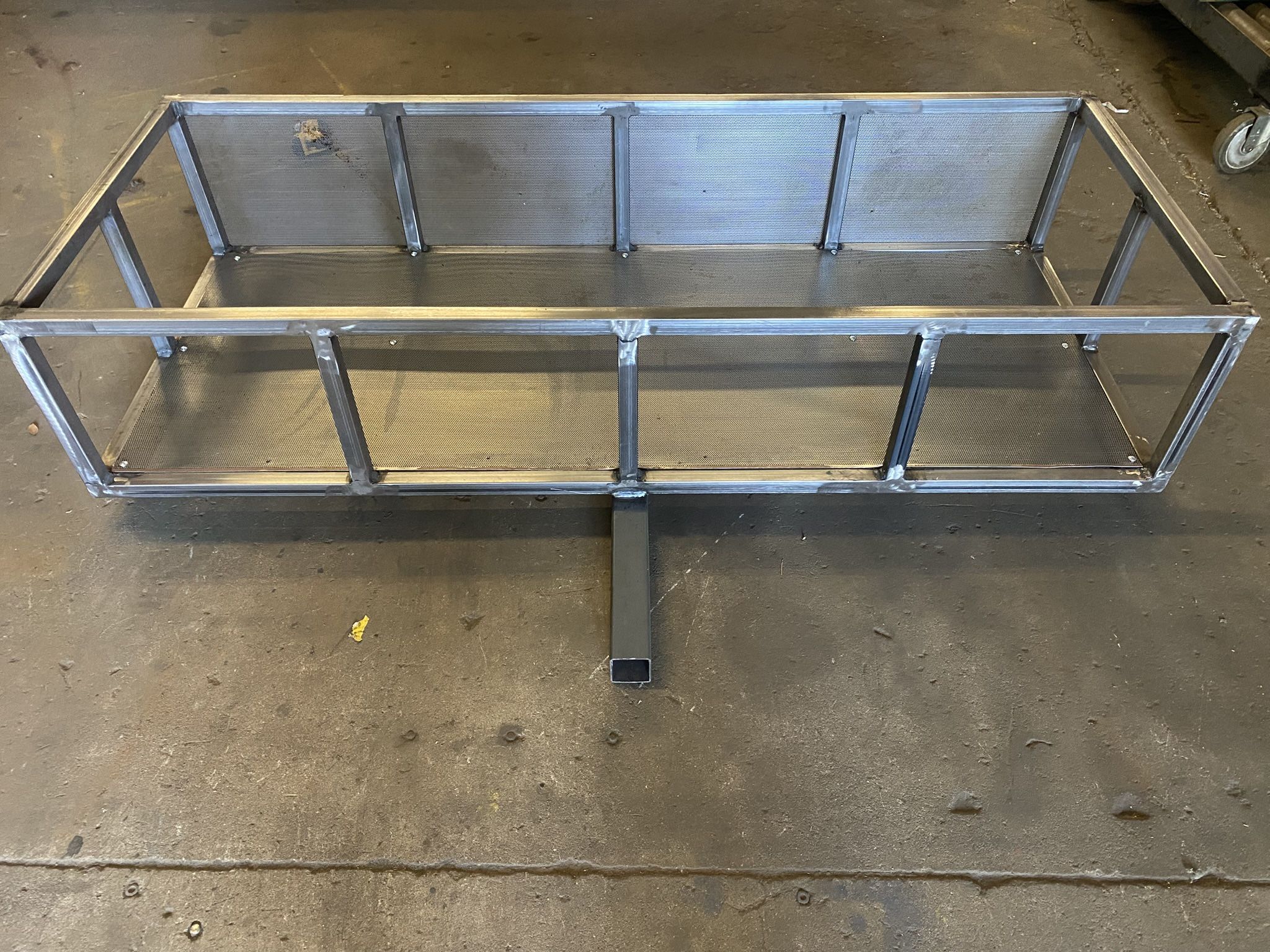 Basket Style Hitch Cargo Carrier Rack $180 Cargo Rack Carrier 59”x 24”x 12” Inches 2” Hitch custom made heavy duty