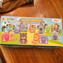 KMUYSL Safari Animals Toddler Learning Toy 