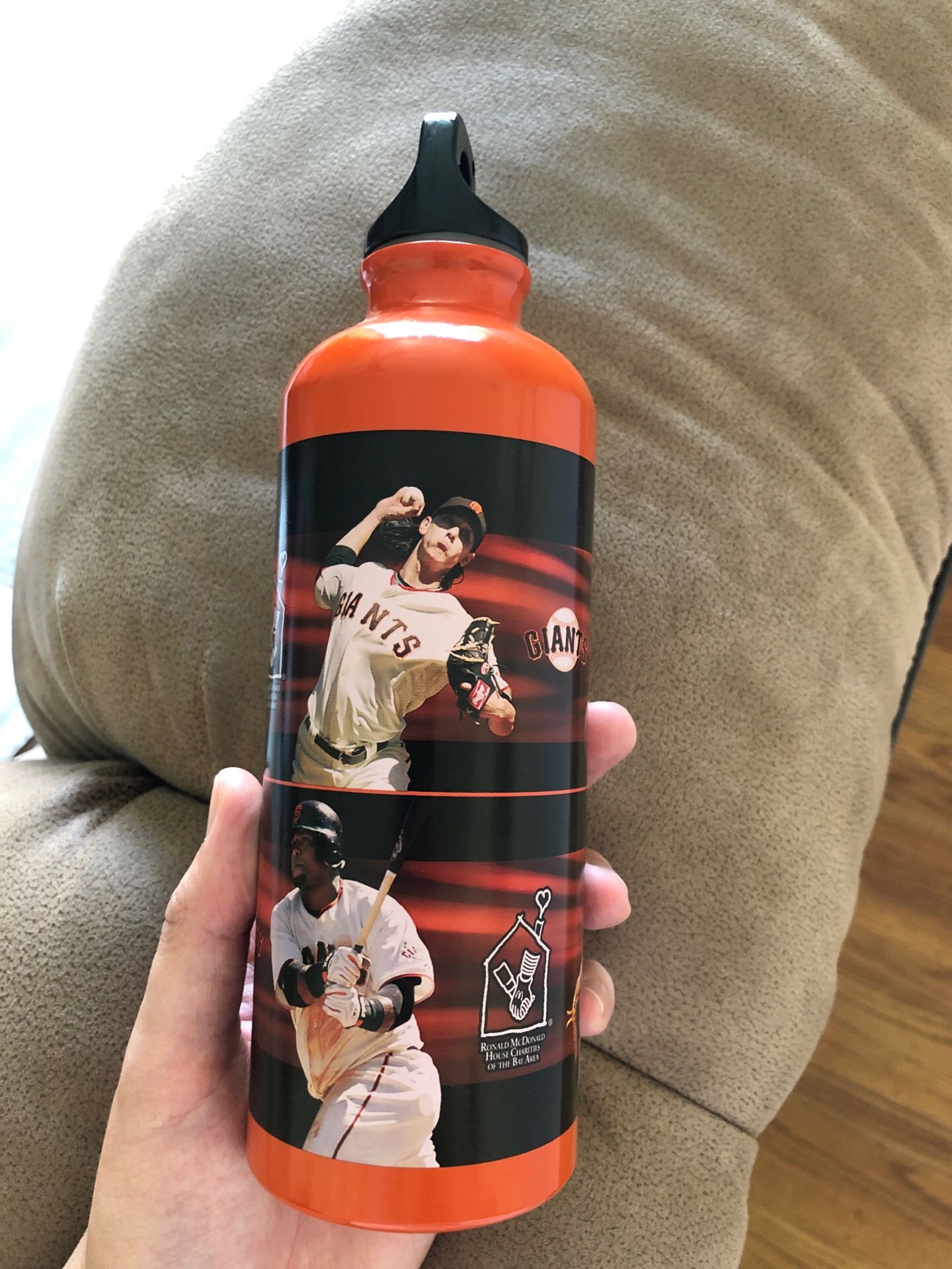 SF Giants water bottle