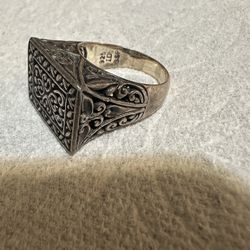 Vintage Sterling Silver Ring Size 10 
