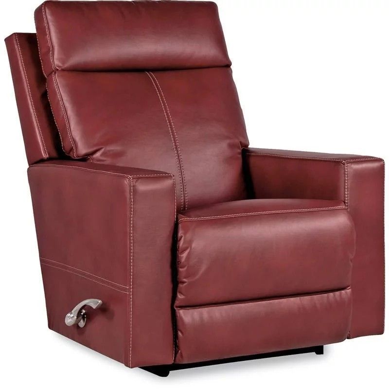 Lazboy Leather Recliner Sofa Chair "jaxx" burgundy for Sale in Miami