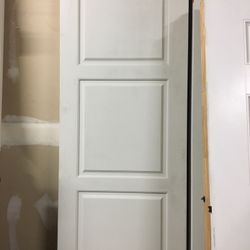 32” wide by 96” high, SINGLE interior door SOLID CORE 32” x 96” 2/8 x 8/0