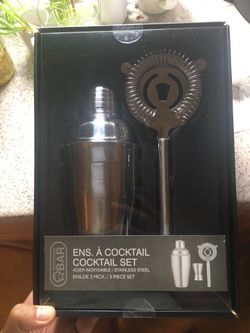 3 piece cocktail set