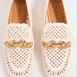 Tory Burch JESSA Woven Raffia Loafer