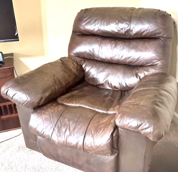 Genuine Leather Recliner