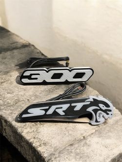 300 SRT Hellcat Front Grille Badge/Emblem Light Up Led RGB with App