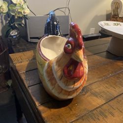 Rooster Ceramic Pot 