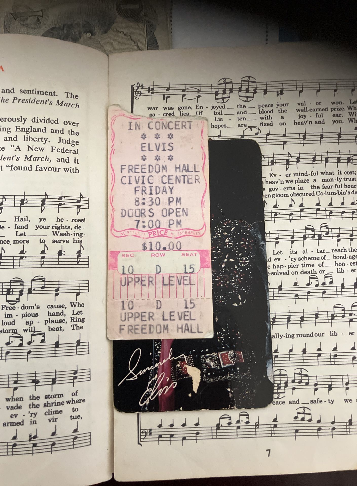 1977 Elvis Ticket Stub