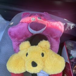 Disney authentic Winnie the pooh fluffy ear headband And Toy Story Bear 15.00 Each