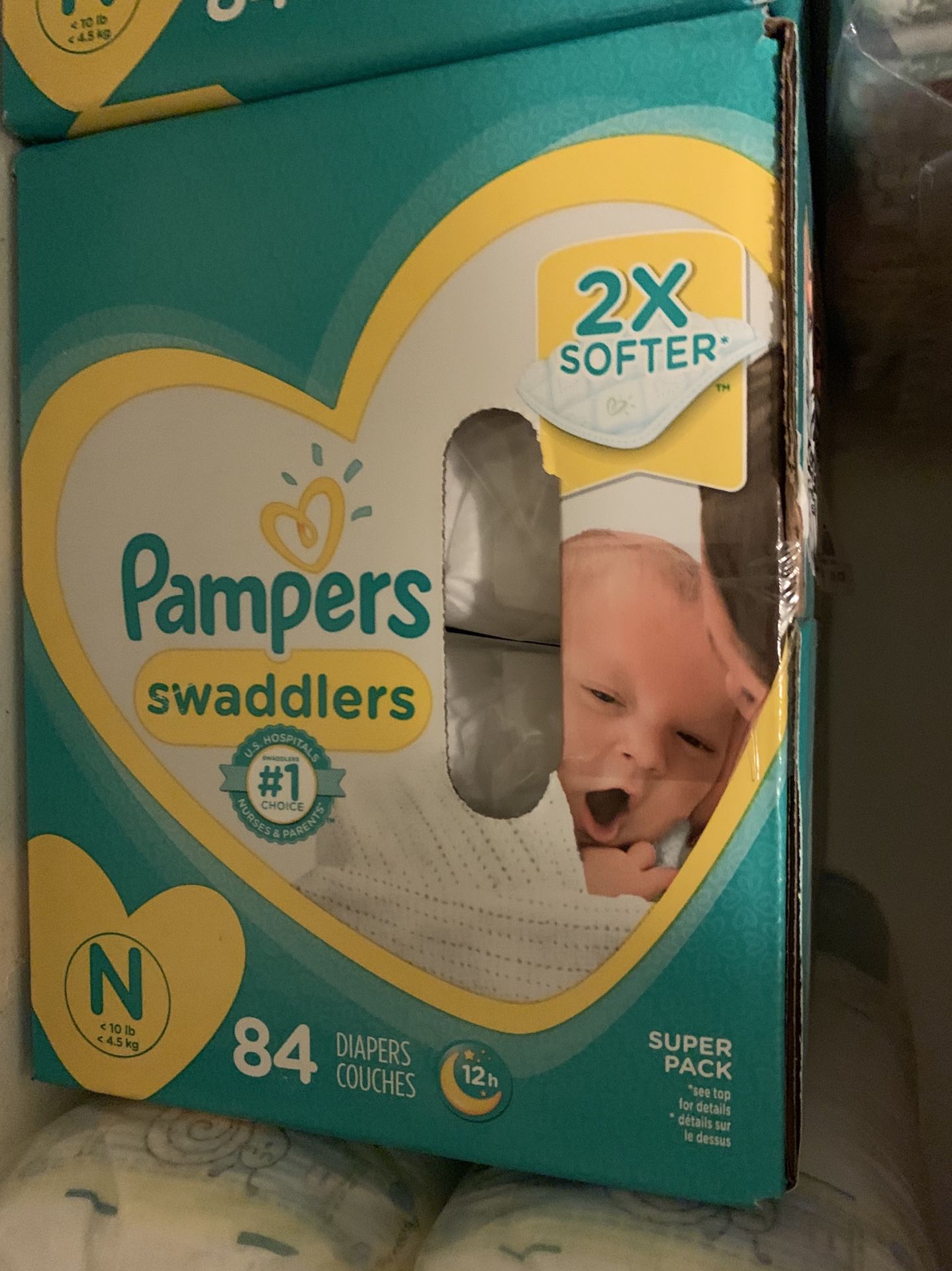 Pampers swaddles