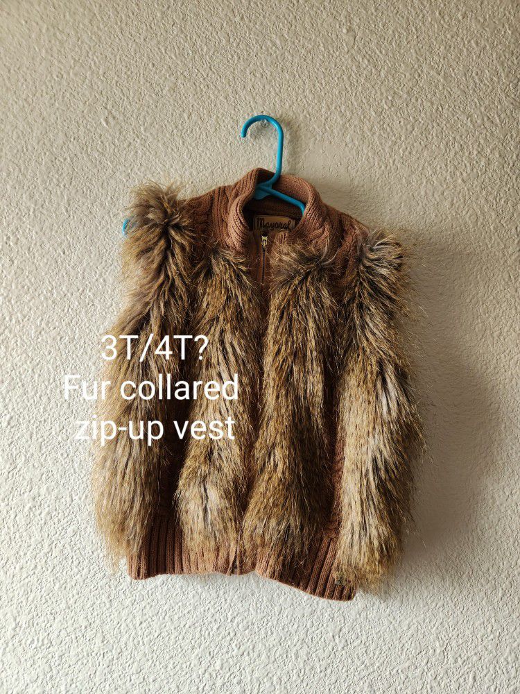 3T/4T Girls Fur Vests