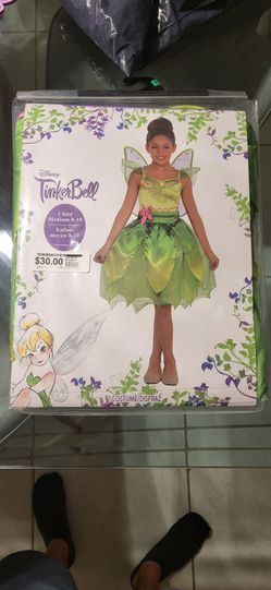 Disney Tinker Bell Girls Costume Size 8-10