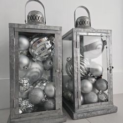 Lantern Outdoor Farmhouse Gray