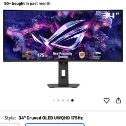 ASUS ROG Strix 34” QD-OLED Ultrawide | 175Hz | XG34WCDG | Brand New Sealed