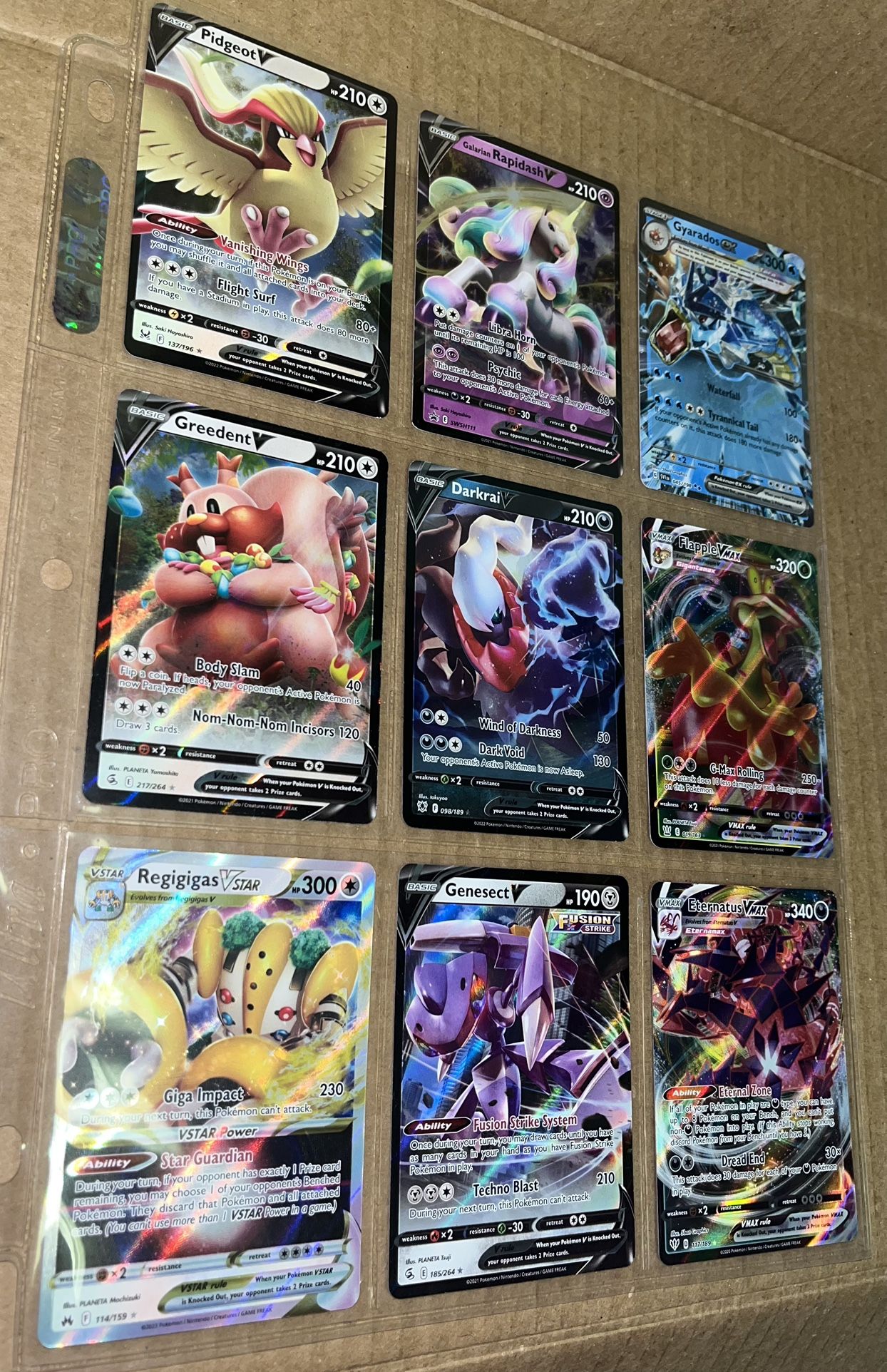 9x Mixed English Card Lot!