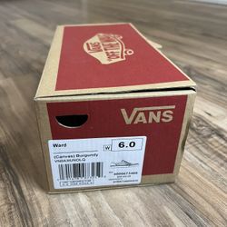 Burgundy Vans
