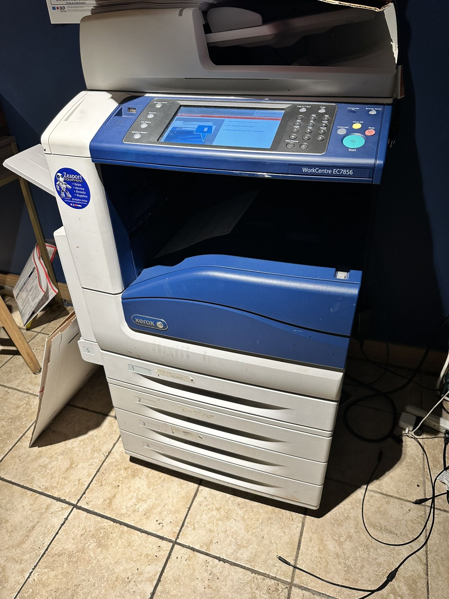 High Volume Printer Xerox WorkCenter EC 7856