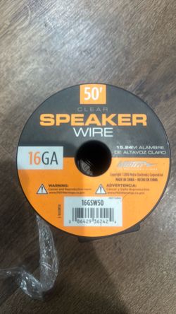 Speaker wire