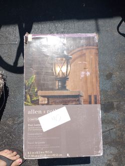 New post lantern light