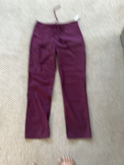 New size small Scrub Pants - Wine 