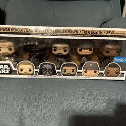 Funko Pop! Disney Star Wars Obi-Wan Kenobi 5 Pack Walmart Exclusive Bobble-heads