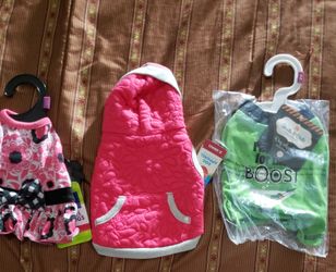 (NEW) DOG CLOTHES XSMALL $5 EACH