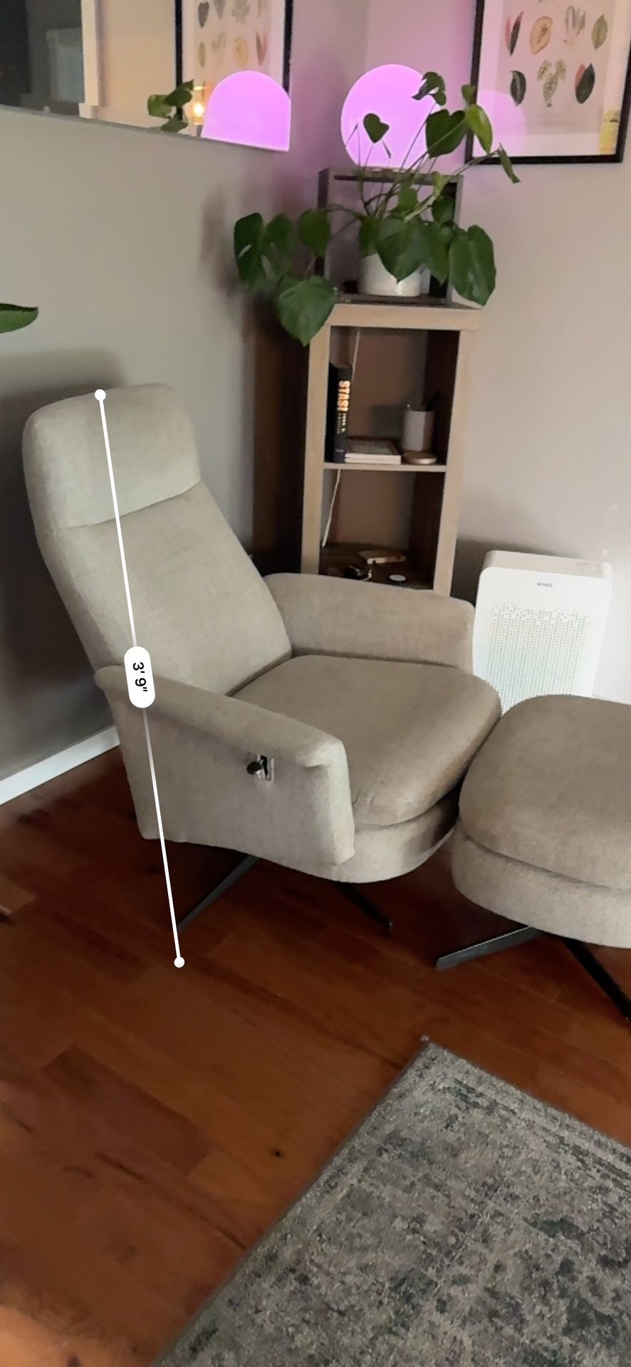 Reclining armchair