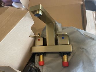 Gold faucet
