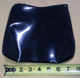 Vintage Elizabeth Arden black cosmetic bag pouch,