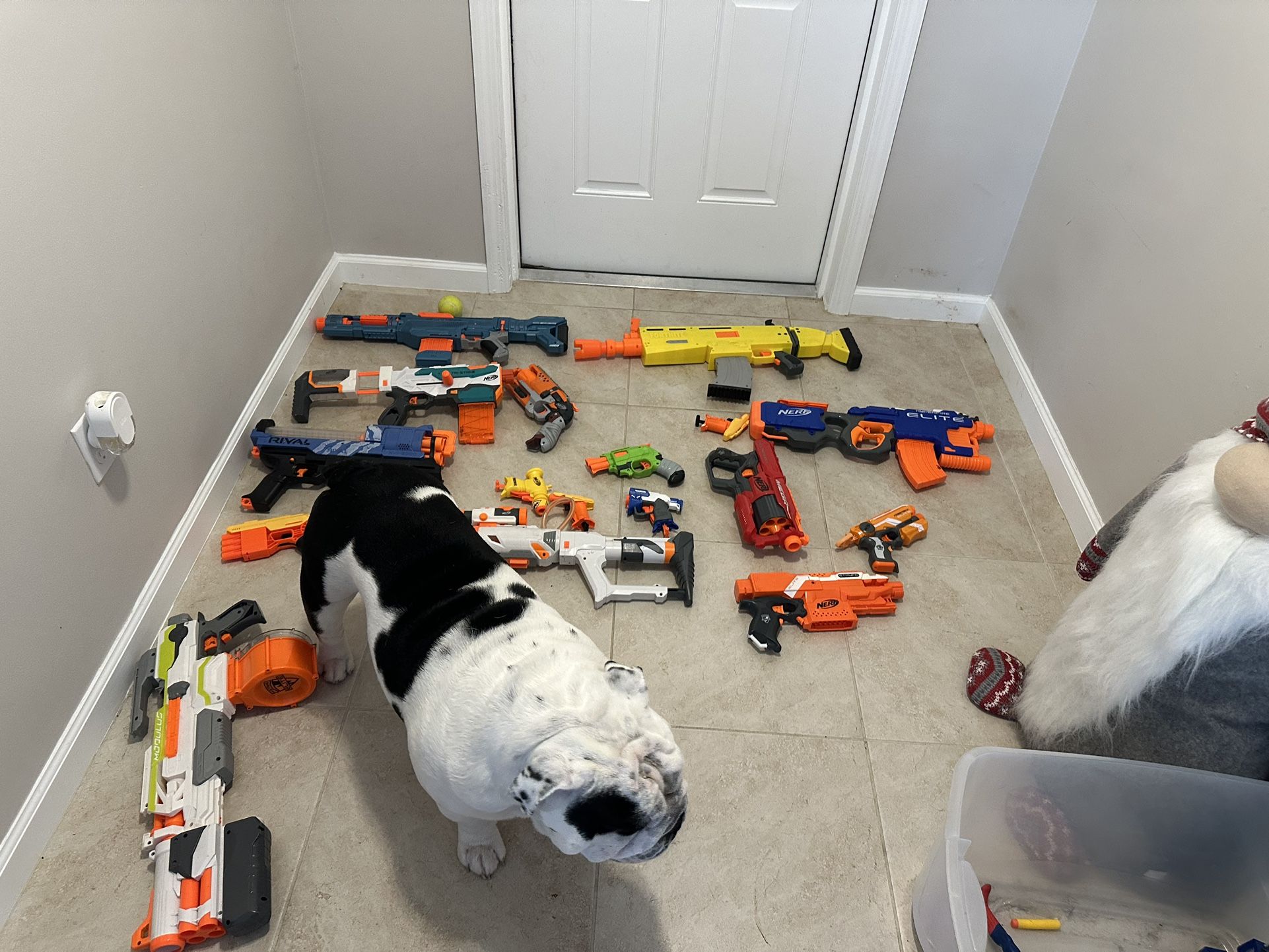 NERF GUNS!