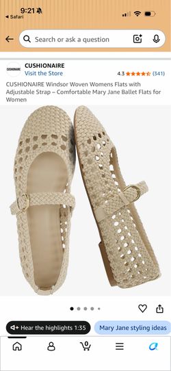 Cushionaire Weston ballet flats