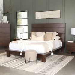 Brand New Dark Brown Platform Bed