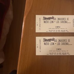 Tickets For Los Invasores De Nuevo Leon.