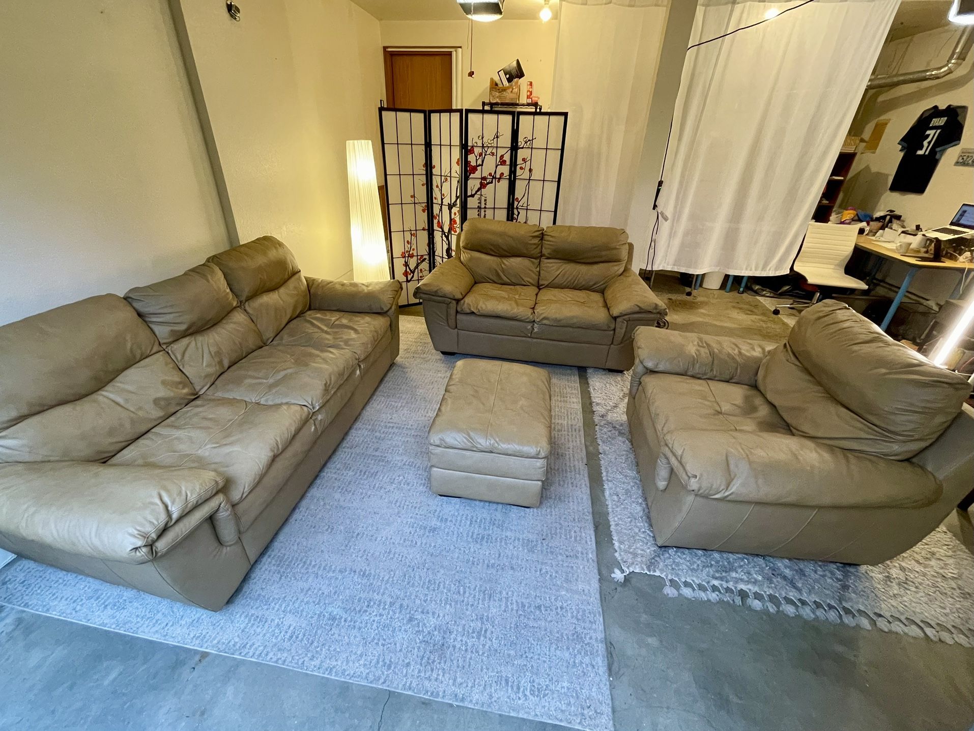 Leather Couches-Will Deliver