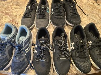 5 pairs womens like new workout skeakers