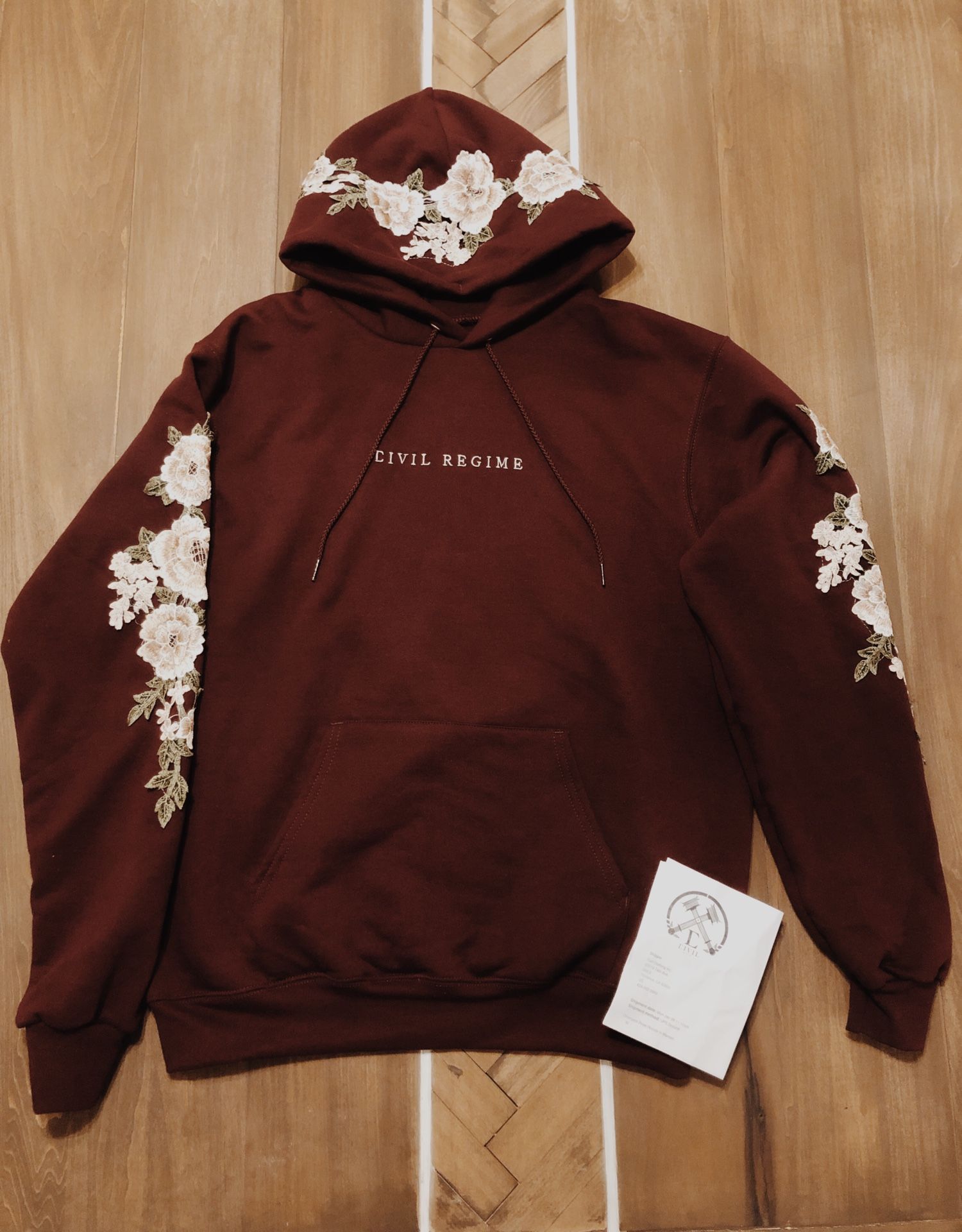 Civil Regime - Champion Rose Hoodie in Maroon